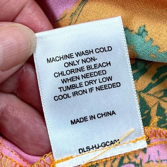 Gason & Latimer Off The Shoulder Tropical Floral Blouse Medium - Picture 11 of 11